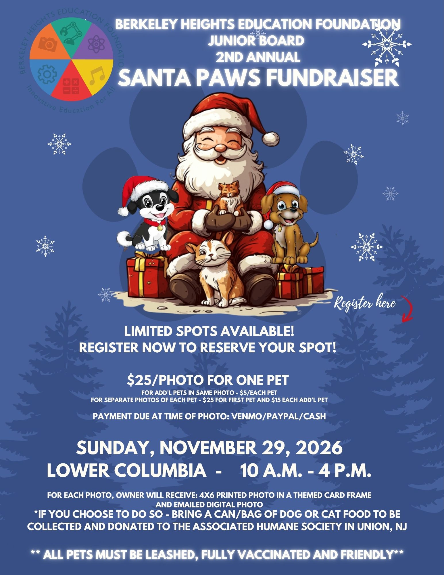 2nd Annual SANTA PAWS